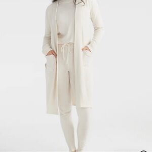 Knix Cozzzy Lounge Cardigan-Ivory Size Large